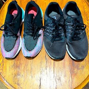 Women’s NIKE 2 pair of shoes. size 11 EUC 👀